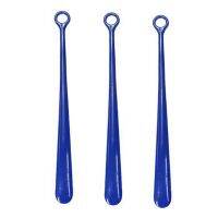 3X Shoehorn Shoehorn Adductor Spoon Shoe Help Plastic with Hole 47cm