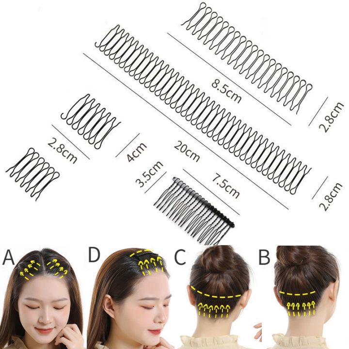 invisible-broken-hair-hairpin-women-tiara-style-tools-roll-curve-needle-bangs-fixed-insert-comb-professional-styling-accessories