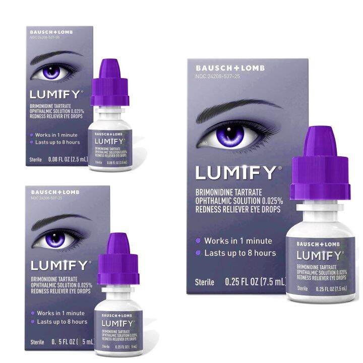 Lumify Redness Reliever Eye Drops Bausch And Lomb Orig Lazada Ph 0664