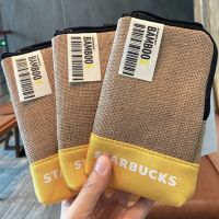 Starbuck 2022ดาวน้ำแข็งข้าวเกี๊ยวต้นนกกระเป๋าโทรศัพท์มือถือกระเป๋าเงินเหรียญผ้าลินิน DuPont การคุ้มครองสิ่งแวดล้อมฤดูร้อนแบบพกพา C Rossbody กระเป๋าโทรศัพท์มือถือมูลค่าสูงสไตล์ที่เรียบง่าย