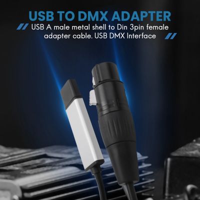 DMX512 USB DMX interface adapter LED stage lighting controller, USB to DMX interface adapter, DMX controller
