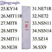 Jingyuqin 25-36 Lishi 2 In 1 KY14 MIT11R MIT8 MIT9 MIT11 NE38 NE71R NE72 NSN11 NSN14 SZ14 SX9อุปกรณ์ช่างกุญแจทุกประเภท