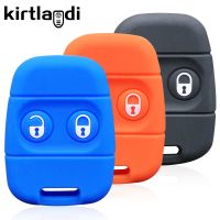 【cw】 Silicone 2 Button Remote Key Case for Land Rover Defender Freelander Rover 25 45 100 200 400 MG ZS ZR MGF Key Holder Cover Shell !