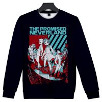 Sudadera de cuello redondo con estampado 3D de The Promised Neverland para hombre y mujer, jersey de manga larga a la moda, ropa de calle para gran oferta