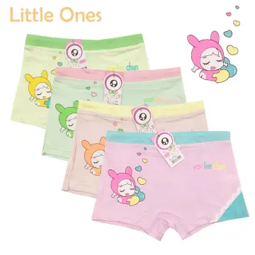 4pcs Girls Cartoon Briefs Female Child Modal Underwear Florals Girls  Printing Panties Kids Brief Panties Underpants