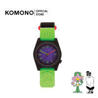 KOMONO Kids Rizzo Stargaze นาฬิกาเด็ก สีเขียวนีออน สายไนลอน