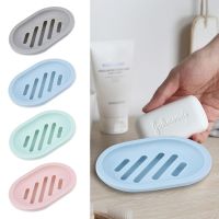 ☍ Non-slip Soap Dish High Quality Easy To Clean Self Draining Drain Rack PP Soap Holder Bathroom