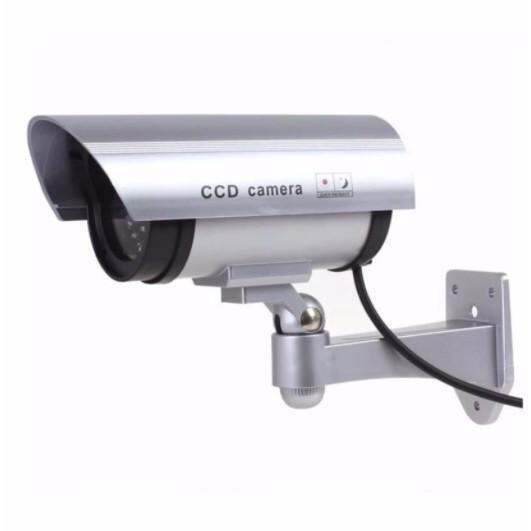 gion-dummy-ir-ccd-security-camera-silver-กล้องหลอก-สำหรับติดหลอกโจรขโมย