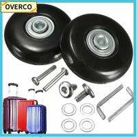 OVERCO 57-59มิลลิเมตรเลื่อน Dia40mm/50มิลลิเมตร/60มิลลิเมตรทนทานเปลี่ยนกระเป๋าเดินทางชิ้นส่วนเพลาเพลาชุดซ่อมกระเป๋าเดินทางล้อล้อซ่อม