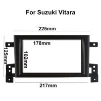 กรอบ Autoradio DVD GPS รถ Vitara Grand Suzuki 2011 2010 2009 2008 2007 2006-2014 2005สำหรับแผงเฟรมวิทยุ Fascia 2Din สเตอริโอ