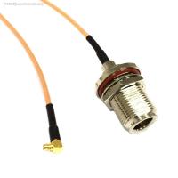 ❁✲ N Type Female Bulkhead To MMCX Male Right Angle Pigtail Cable RG316 RG174 RG178 15cm/30cm/50cm/100cm For Wifi Router