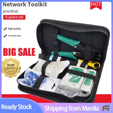 16Pcs Networking Repair Tool Kit RJ45 LAN Tester RJ45 RJ11 RJ12