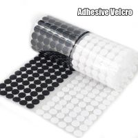 100Pairs Self Adhesive Fastener Tape Dots 10/15/20/25/30mm Strong Glue Magic Sticker Disc White Black Round Coins Hook Loop Tape