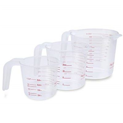 ™ Kitchen tools baking tools measuring cups plastic PP measuring cups 250ML/500ML/1000ML scale