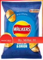 Cheese &amp; Onion Crisps Walkers 32.5 G.