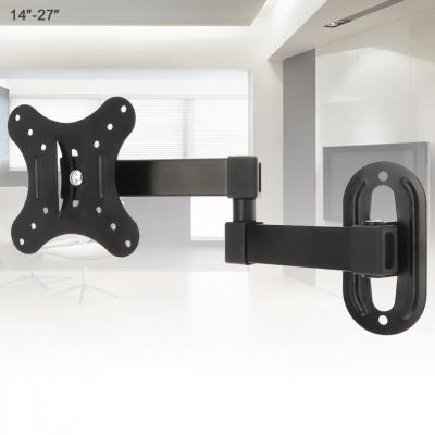 2PCS 10KG Adjustable 14 - 27 Inch TV Wall Mount Bracket Flat Panel TV Frame Support 15 Degrees for LCD LED Monitor Flat Pan