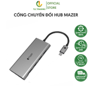 Cổng Chuyển Đổi Hub Mazer USB-C To USB 3.0 HUB X 4 Ports Dễ Sử Dụng Tiện
