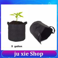 JuXie store 5 Gallon Plant Growing Plant Bag With Handle Vegetable Flower Fabric Seed Pot Eco-Friendly Ventilate Garden Tools