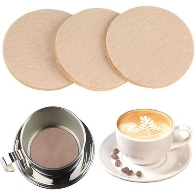 [hot]◑  100pcs/pack Moka Filter Paper 6cm Round Length Hand-pushed Espresso Maker Dripper Filters Tools Dropshipp