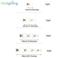 1234ไฟกระจกห้องน้ำโคมไฟกันน้ำคณะรัฐมนตรีกระจกโต๊ะเครื่องแป้งไฟ Led โคมไฟติดผนังโคมไฟที่ทันสมัยนำแสงห้องน้ำ