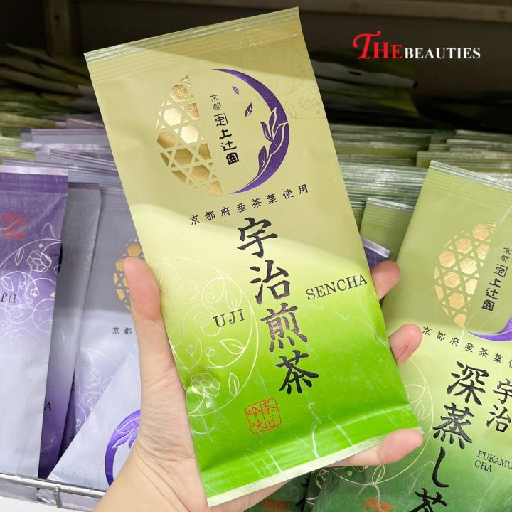 พร้อมส่ง-kamitsujien-uji-sencha-green-tea-100g-ชาเขียวอุจิเซ็นฉะ-นำเข้าจากญี่ปุ่น-ชาเขียวญี่ปุ่น-ชาเขียวนำเข้า-ชาเขียว