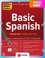 [New] Basic Spanish : Total Language Study Program (Practice Makes Perfect) (3rd CSM Premium) [Paperback] พร้อมส่ง