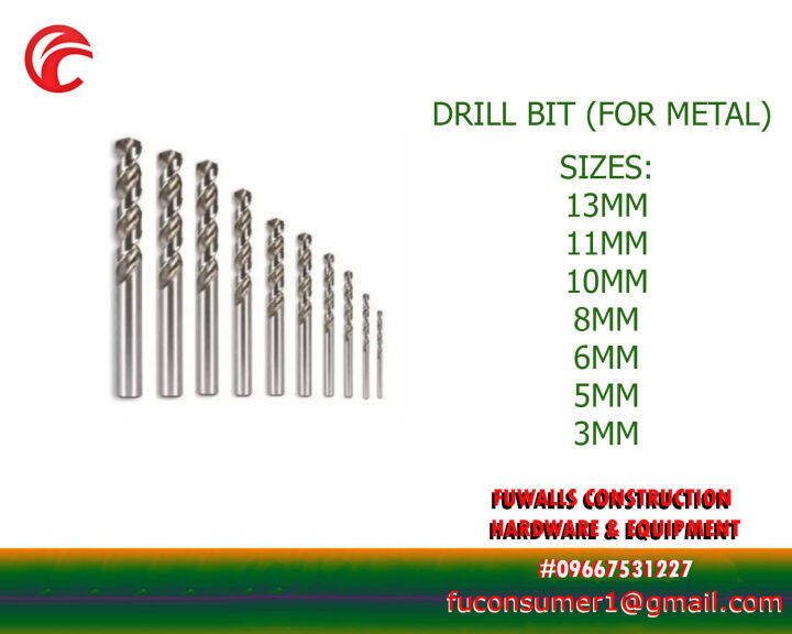 DRILL BIT (FOR METAL) Lazada PH