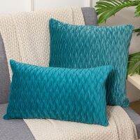 【hot】✹□ GURET Cover Pressed Pleat Design Cushion And Soft Pillowcase Luxury Throw Pillows