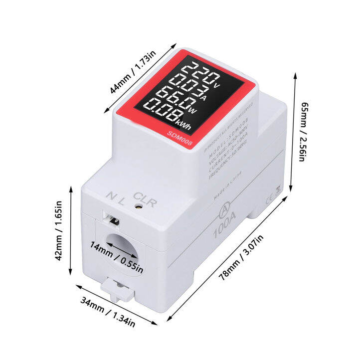 ac-digital-display-meter-rail-type-power-voltmeter-energy-reset-ฟังก์ชั่นเคลียร์-ac50-300v