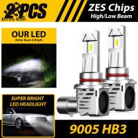 วงกลมเย็น2ชิ้น9005 Hb3 Led ไฟหน้าชุดไฟต่ำสูง6500พันแสงสีขาวพลังงานสูง24000lm Ip65กันน้ำ【cod】