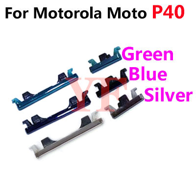 Untuk Motorola Moto P40 Butang Kelantangan Kuasa Pada ปิดปุ่มด้านข้างที่ปรับเสียงขึ้นลง Bahagian Utama