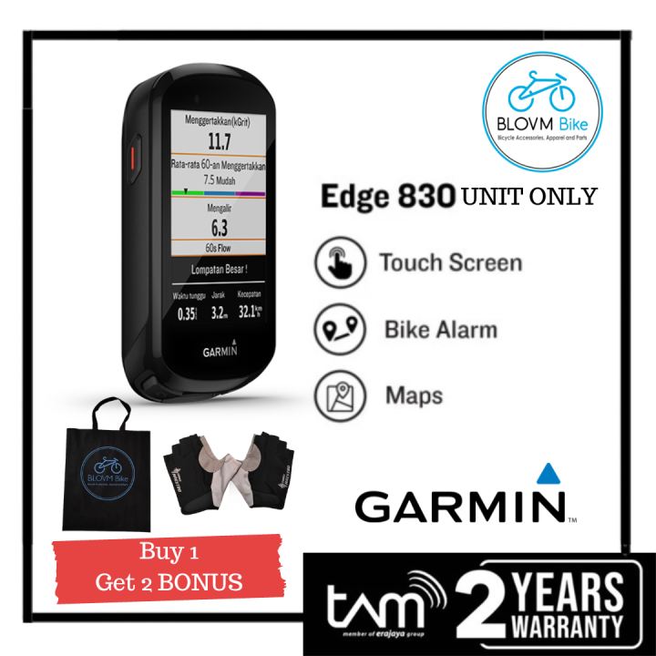 Garmin Edge 830 GPS Resmi TAM Garansi 2 Tahun Original