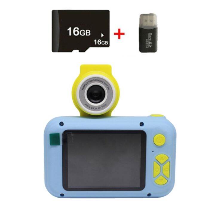 X101 Mini Mắt Kính Hd Đảo Ngược Máy Ảnh Trẻ Em, Màu Sắc: Màu Xanh + 16G +  Đầu Đọc Thẻ | Lazada.Vn