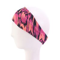 【CW】 Female Hair Printed Headband Sport Sweat Hairband Headscarf Elastic Turban Bands