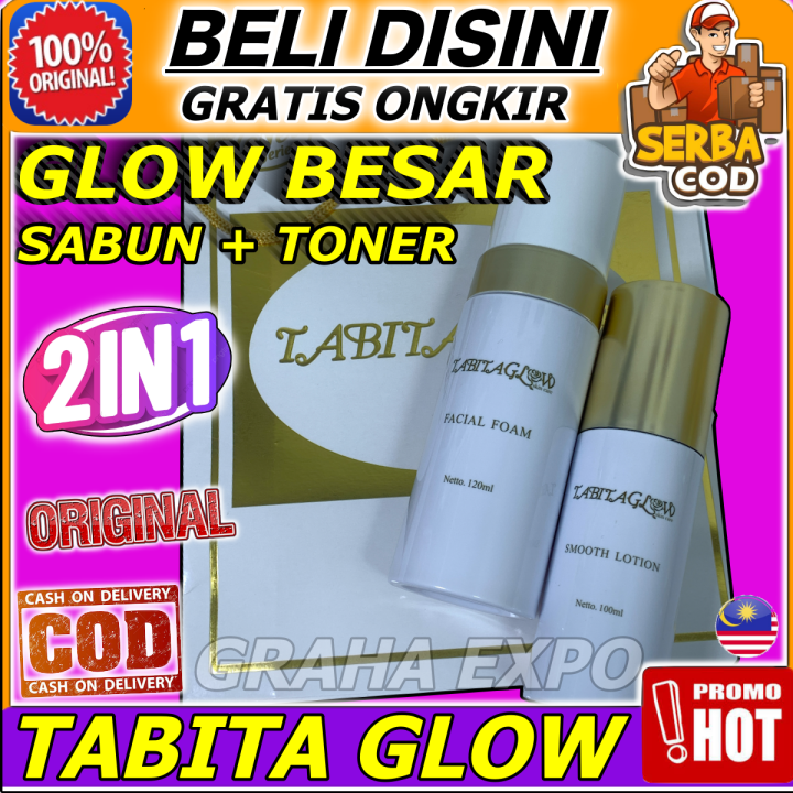 Tabita Skincare Original Glow Besar Sabun Dan Toner Exclusive Set 2 In ...