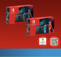 [ สินค้าพร้อมส่ง ]Nintendo Switch Console (V.2) - รุ่นเพิ่มแบต ประกัน Maxsoft ตัวเครื่อง 1 ปี อุปกรณ์ 3 เดือน