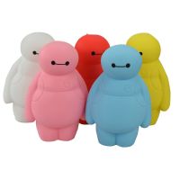 【CC】♈▣☽  Baymax pencil case pen bag silicone Large capacity School box gift for kids Storage