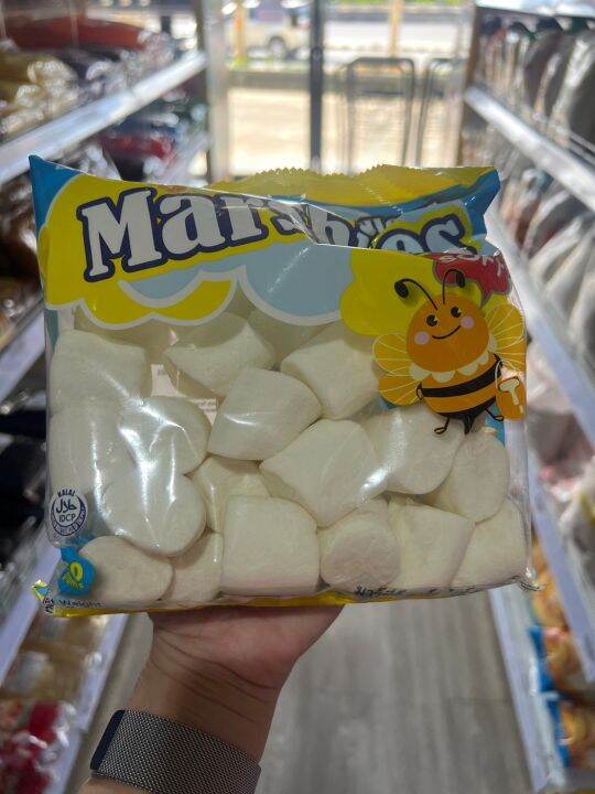 มาร์ชแมลโลว์-มาร์ชี่ส์-มาร์ชแมลโลว์คละสี-marshmallows-marshies-ทุกแบบ-150กรัม