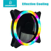 DoomHot Vỏ Máy Tính Quạt Làm Mát Quạt Làm Mát RGB Ma Thuật Quạt Làm Mát