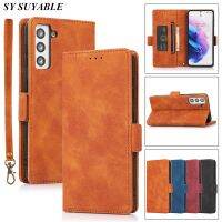 [Electronic film] กระเป๋าใส่โทรศัพท์หนังหรูหราสำหรับ Samsung Galaxy Note 20 10 Plus Ultra Flip Wallet ช่องเสียบการ์ดแม่เหล็กกันกระแทกธุรกิจ Cover