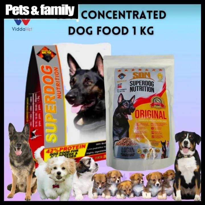 Pet Family 1 kilo SDN dog food original packaging SDN SuperDog ...