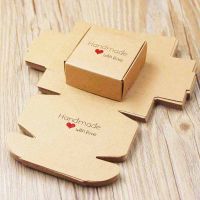 20pcs new DIY Handmade gifts box Multi size kraft paper candy boxes cake Package For Wedding home party suppiles