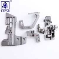 Q.X.YUN Sewing Machine For SIRUBA 757-516M2 Machine Oversealing Machine Parts H497/D581 needle plate feed dog Gauge Set