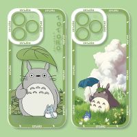 เคสโทรศัพท์มือถือแบบนิ่ม ใส ลายการ์ตูนโตโตโร่ น่ารัก สําหรับ Case iphone 6 6s 7 8 Plus 11 12 13 mini 14 Pro Max X XR XS Max