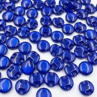 50 pcs 12 mm Dark Blue Cats Eye button craft/sewing/baby lot mix PT82 Haberdashery