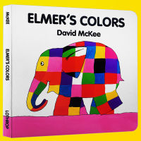 Collins Plaid elephant Emma recognizes color English original elmers colors English childrens Enlightenment