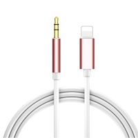 For IPhone Aux Cord Aux Cord for Car Apple to 3.5mm Aux Cable for IPhone5 and Above Models and Ipad-Rose Gold