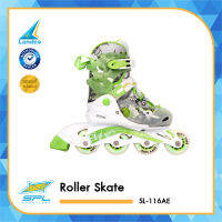 SPORTLAND อินไลน์ สเก็ต In-line Skate รุ่น SL-116AE (White/Green)