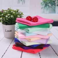 Color Random 25*25cm Home Towel Soft And Comfortable Square Small Microfiber Towel Towel X6X4