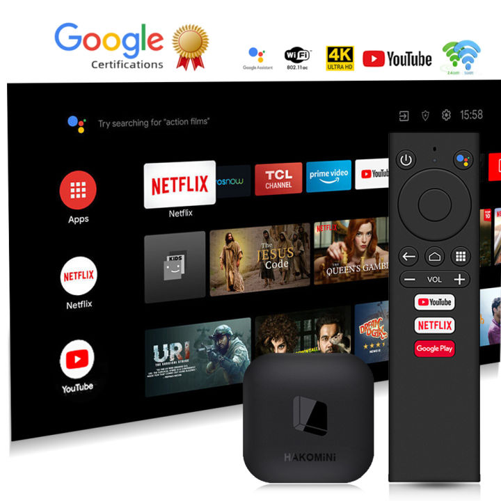 android-stick-tv-original-certified-android-system-hakomini-y2-แอนดรอยด์-box-2g-8g-4k-hd-android-9-0-2-4g-5g-wifi-tv-box-support-voice-assistant-android-tv-box-2022